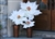 Giant Faux White Poinsettias - 15" Medium Case/12